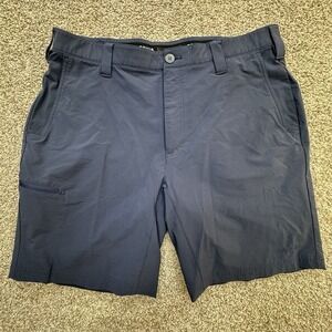 Orvis Men's 36 Shorts‎ Navy Blue Performance Tech Chambray Short 8.5" Outdoor